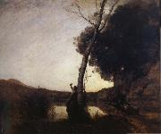 Corot Camille, The morning star